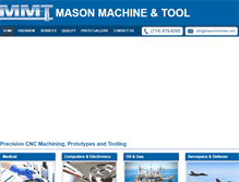 Tablet Screenshot of masonmachine.com